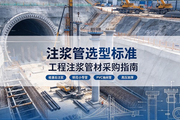 新都注浆管选型标准