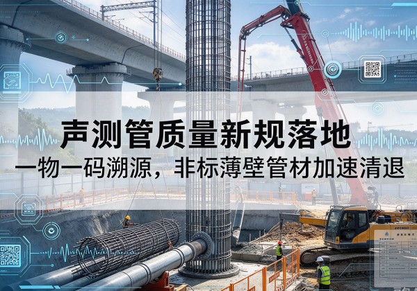 新都声测管质量新规落地，一物一码溯源，非标薄壁管材加速清退